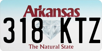 AR license plate 318KTZ