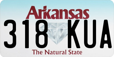 AR license plate 318KUA