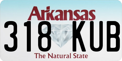 AR license plate 318KUB