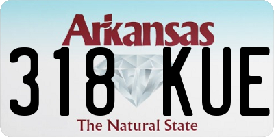 AR license plate 318KUE