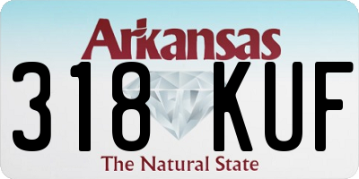AR license plate 318KUF