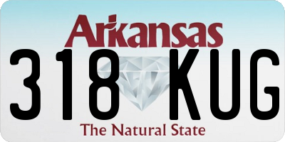 AR license plate 318KUG