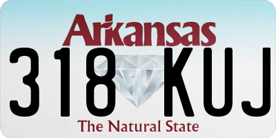 AR license plate 318KUJ
