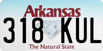 AR license plate 318KUL