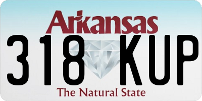 AR license plate 318KUP