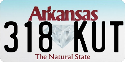 AR license plate 318KUT
