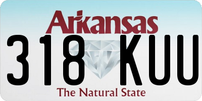AR license plate 318KUU