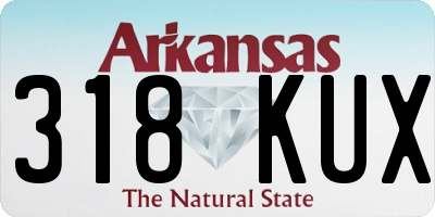 AR license plate 318KUX