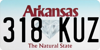 AR license plate 318KUZ