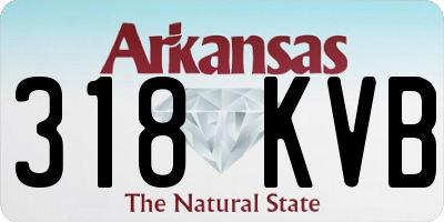 AR license plate 318KVB