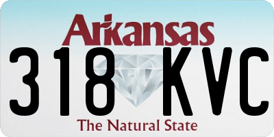 AR license plate 318KVC