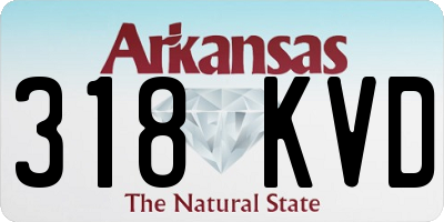 AR license plate 318KVD