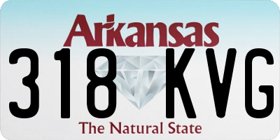 AR license plate 318KVG