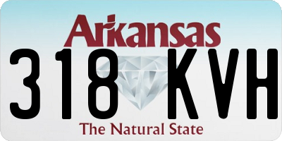 AR license plate 318KVH