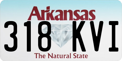 AR license plate 318KVI