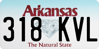AR license plate 318KVL