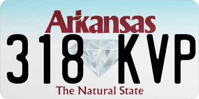 AR license plate 318KVP