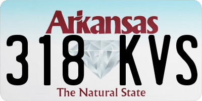 AR license plate 318KVS
