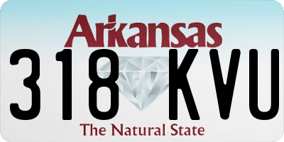 AR license plate 318KVU
