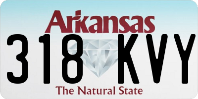 AR license plate 318KVY