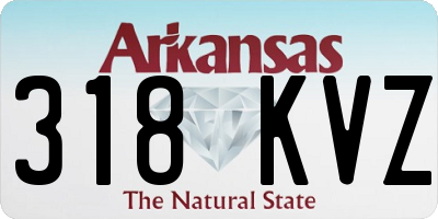 AR license plate 318KVZ