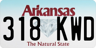 AR license plate 318KWD