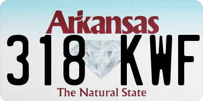 AR license plate 318KWF
