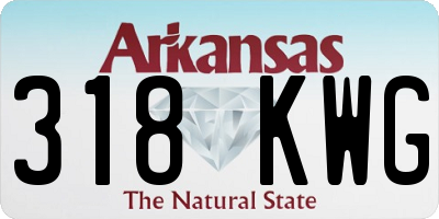 AR license plate 318KWG