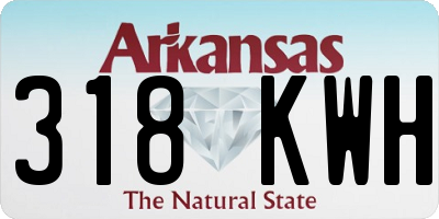 AR license plate 318KWH