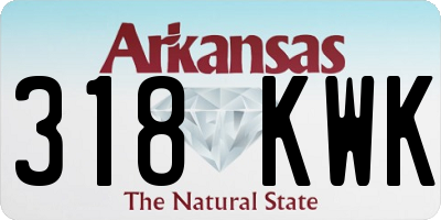 AR license plate 318KWK