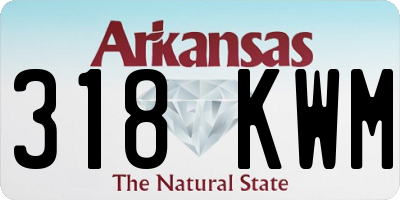 AR license plate 318KWM