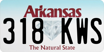 AR license plate 318KWS
