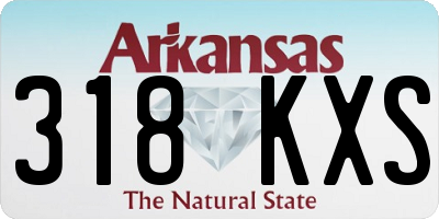 AR license plate 318KXS