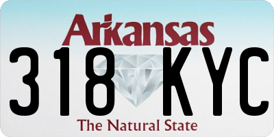AR license plate 318KYC