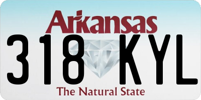 AR license plate 318KYL