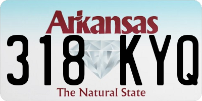 AR license plate 318KYQ