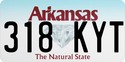 AR license plate 318KYT