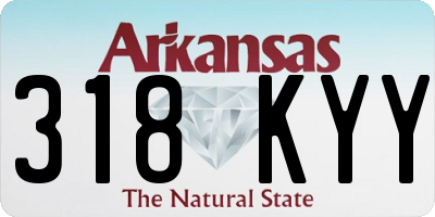 AR license plate 318KYY