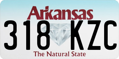 AR license plate 318KZC