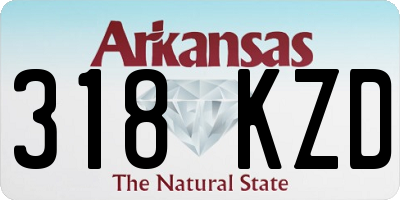 AR license plate 318KZD
