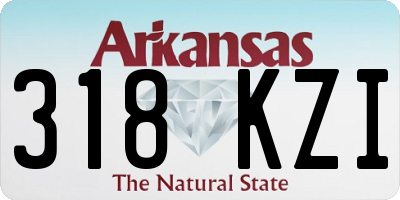 AR license plate 318KZI