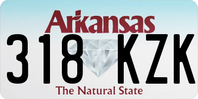 AR license plate 318KZK