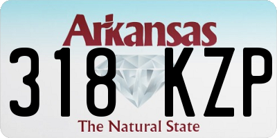 AR license plate 318KZP