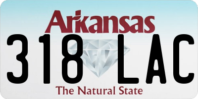 AR license plate 318LAC