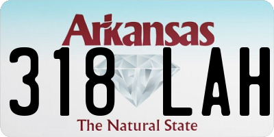 AR license plate 318LAH