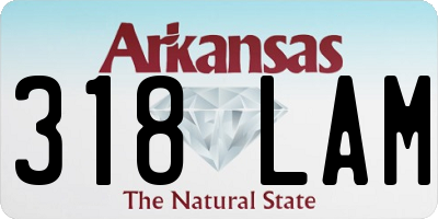 AR license plate 318LAM