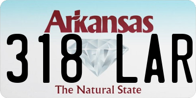 AR license plate 318LAR