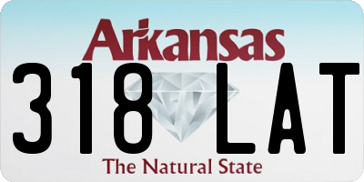 AR license plate 318LAT