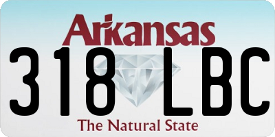 AR license plate 318LBC