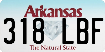 AR license plate 318LBF